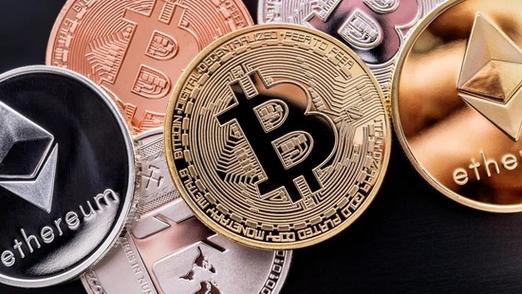 High-performance Bitcoin mining rig under liquid cooling